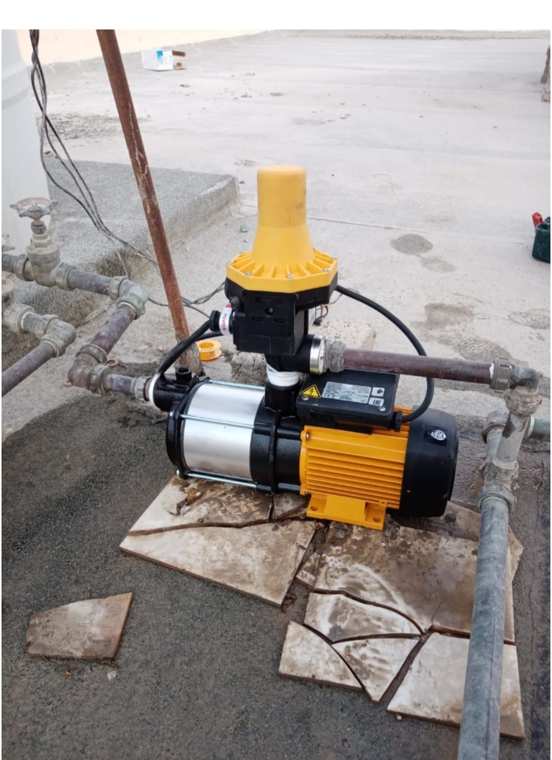 Water Booster Pump System - Professional plumbing services in Qatar