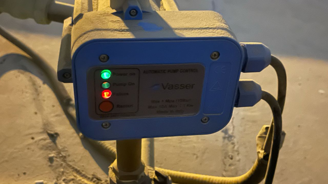 A device designed to manage the operation of a water pump. - Installation project completed by Electric and Plumbing Services Provider